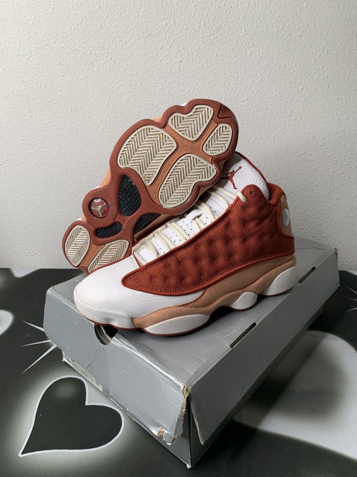 Jordan Brand Air Jordan 13 Retro Dune Red Size US 8 / EU 41 - 8 Thumbnail