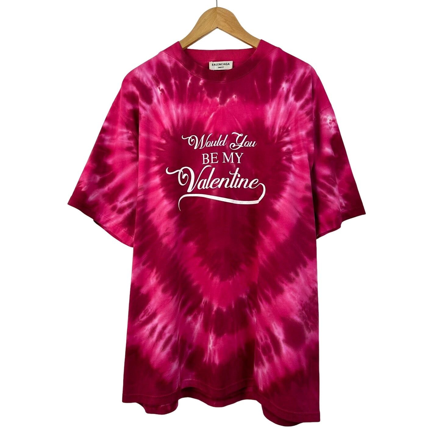 Balenciaga Balenciaga Valentine Tie-Dye T-Shirt XS Size US XS / EU 42 / 0 - 1 Thumbnail