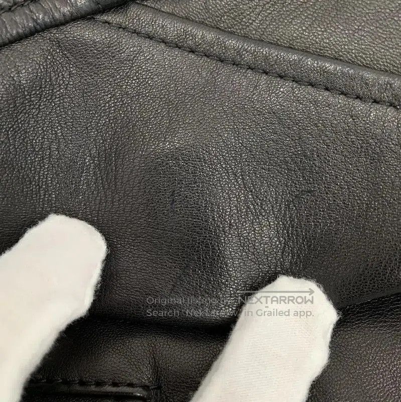 Yves Saint Laurent YSL Black Leather Jacket for Women . Size S / US 4 / IT 40 - 9 Thumbnail