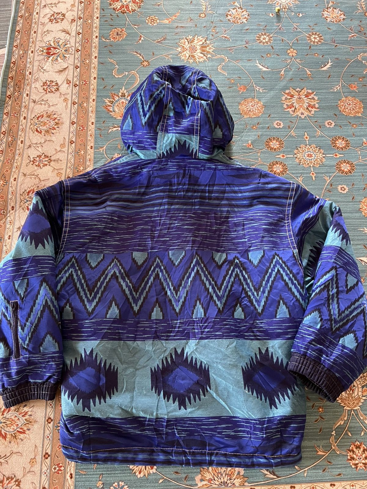 Descente × Goldwin × Japanese Brand 80’s Goldwin By Descente Navajo Half Zipper Jacket Size US L / EU 52-54 / 3 - 2 Thumbnail