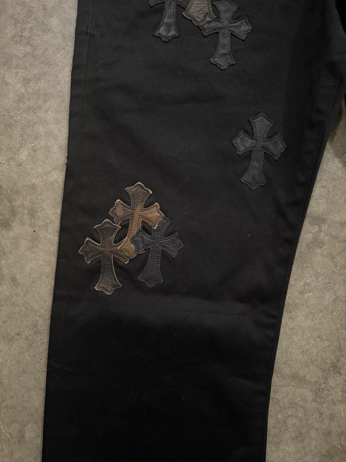 Chrome Hearts Chrome Hearts Cross Patch Chinos Size US 33 - 9 Thumbnail