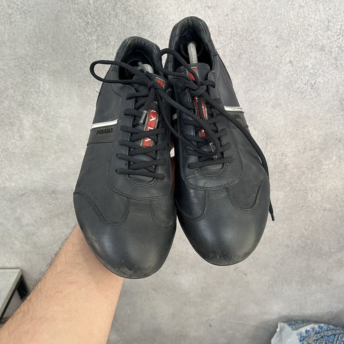Prada Prada Shoes Vintage Leather Sneakers Archive Y2K Size US 9 / EU 42 - 3 Thumbnail