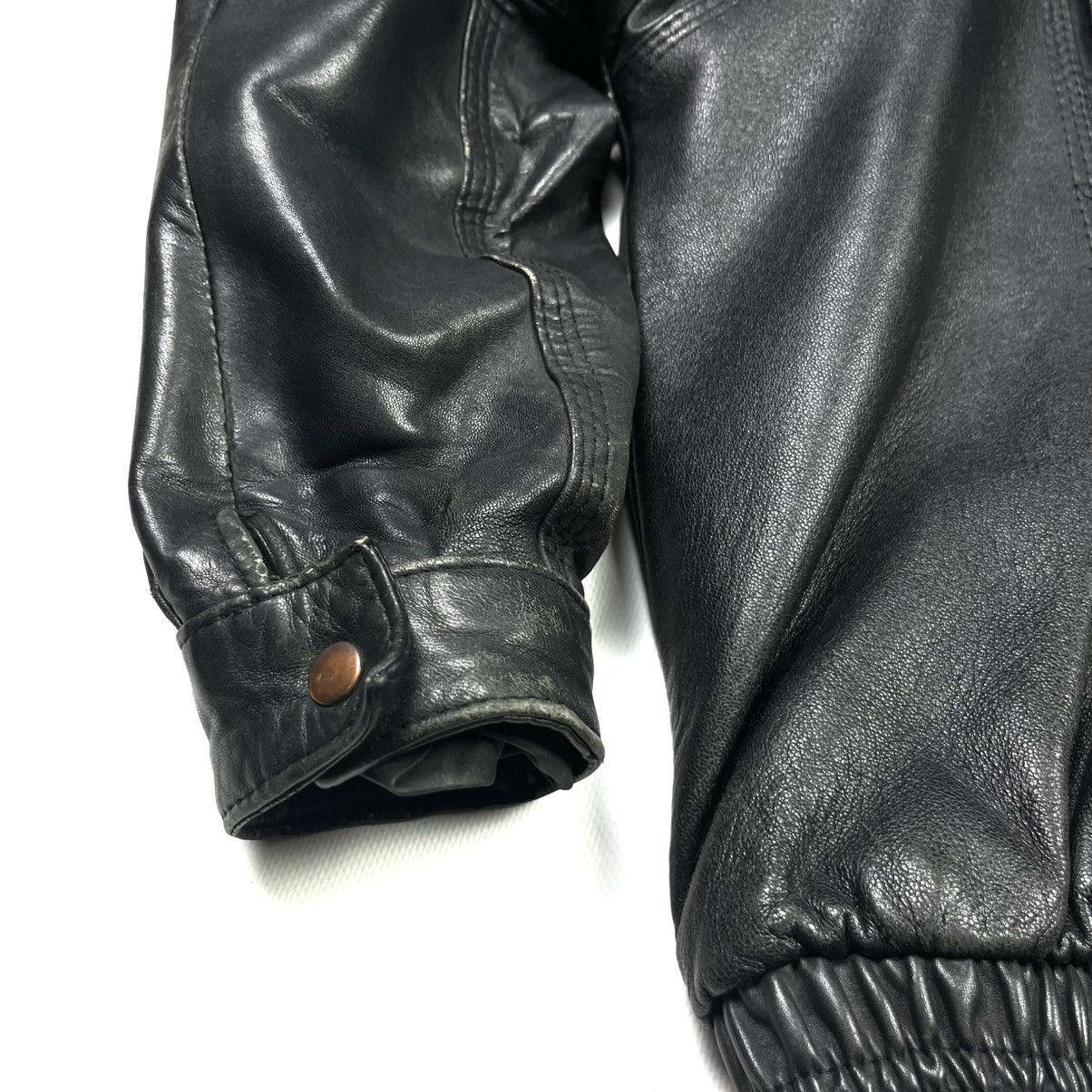 Diesel 90s Diesel Motorcycle Leather Jacket Vintage Black Size US XXL / EU 58 / 5 - 10 Thumbnail
