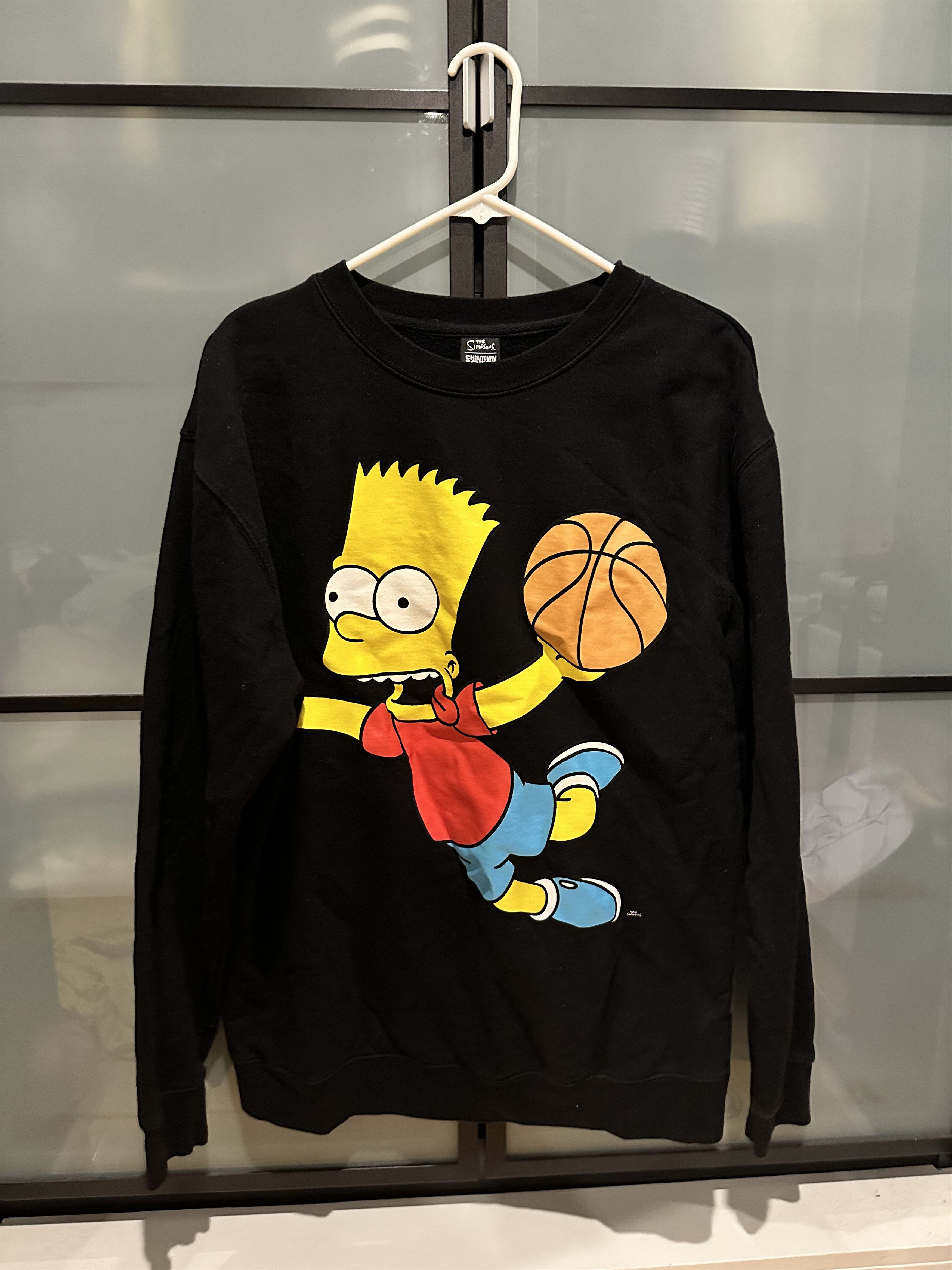 CHINATOWN MARKET THE good SIMPSOMNS BART HOODIE SZ LARGE