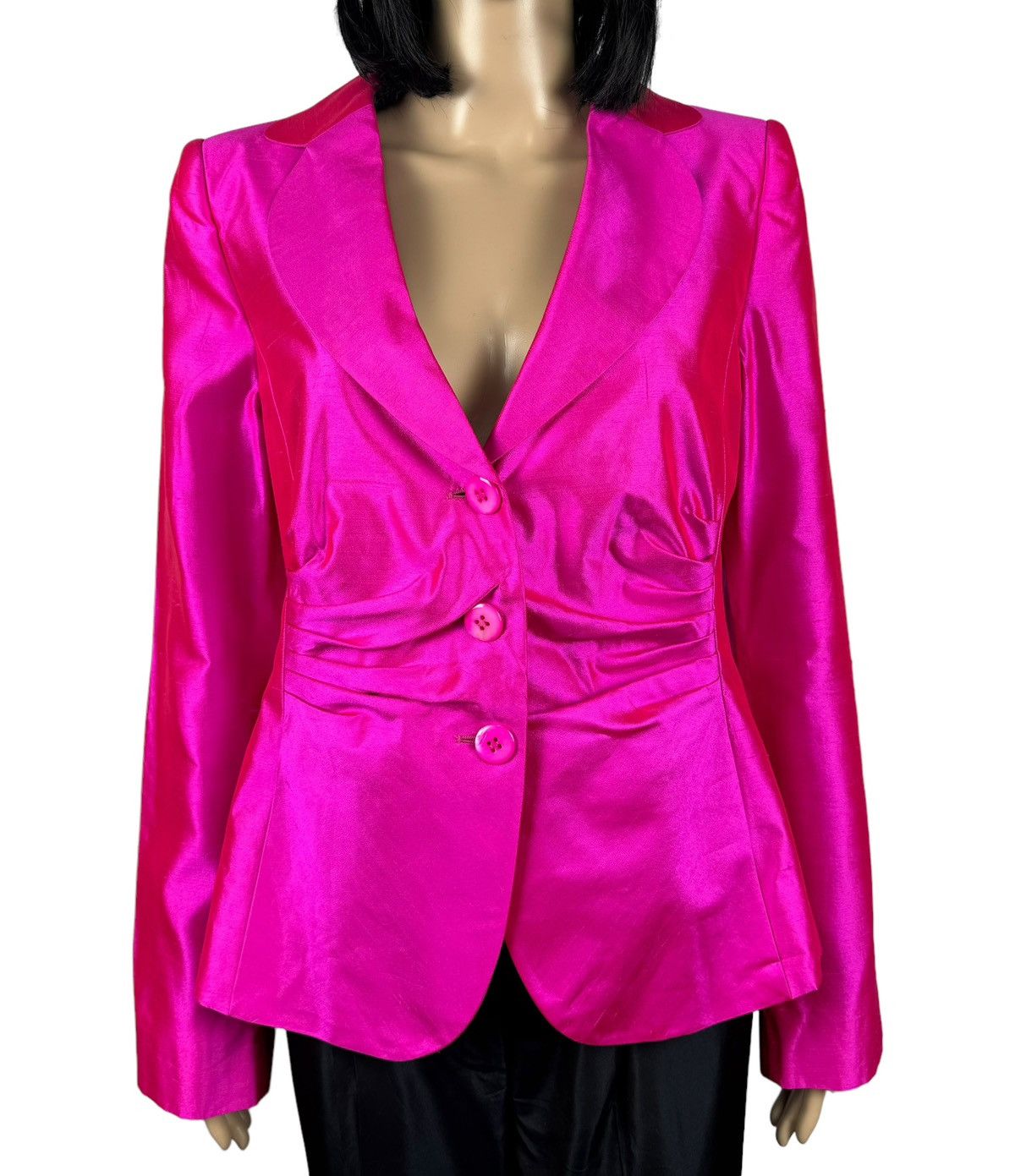 Armani Collezioni Armani Collezioni Silk Pink Blazer size IT46 Size L / US 10 / IT 46 - 3 Thumbnail