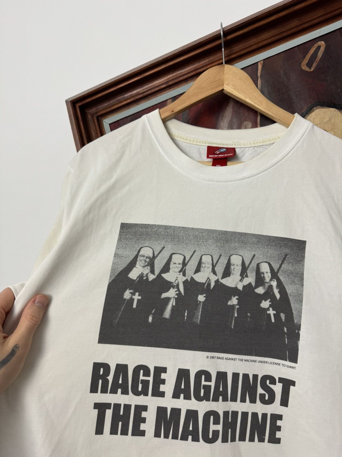 Band Tees Rage Aginst The Machine RATM Band Tshirt Vintage Vibe Print Size US L / EU 52-54 / 3 - 3 Thumbnail