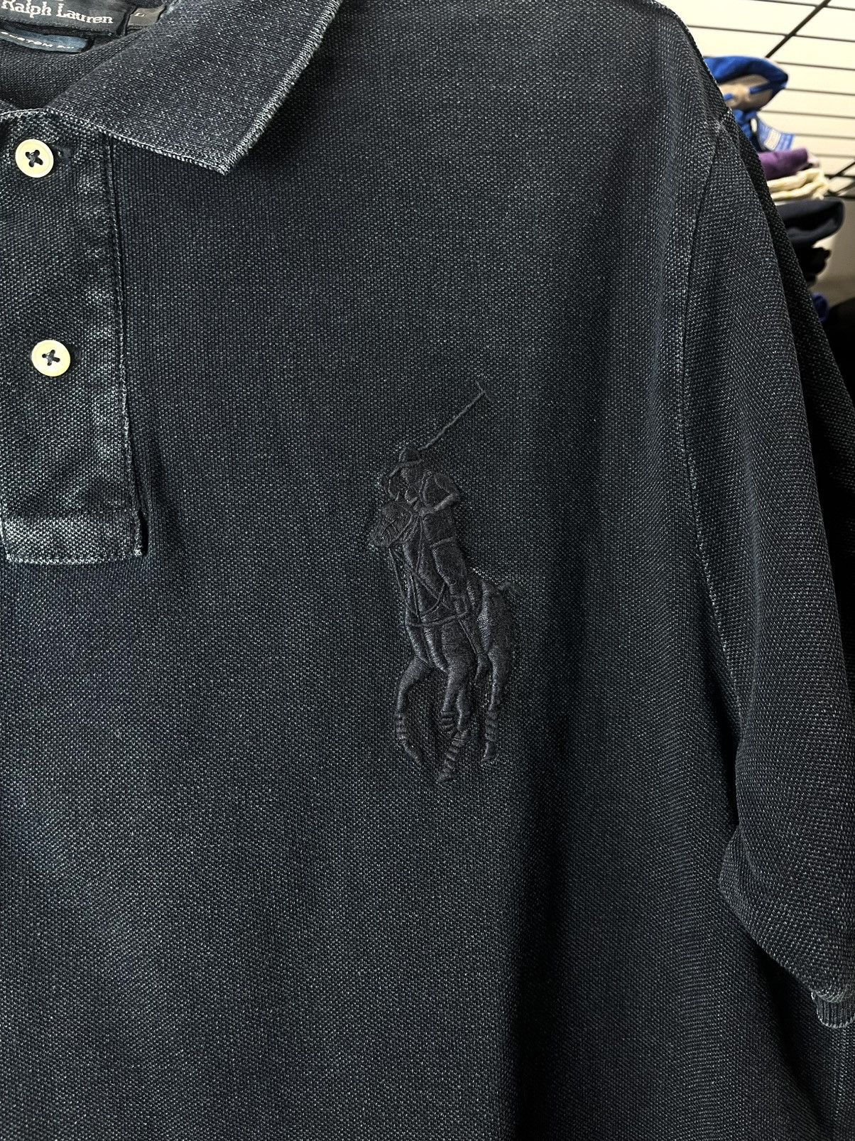 Polo Ralph Lauren Polo Ralph Lauren Fabric Washed Style Polo T Shirt Size US L / EU 52-54 / 3 - 2 Thumbnail