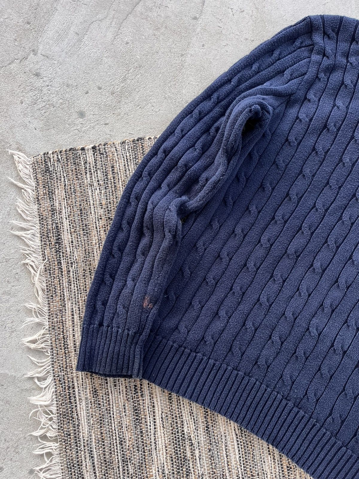 Polo Ralph Lauren Vintage Polo Ralph Lauren Navy Knit Sweater Y2K Avantgarde Size XL / US 12-14 / IT 48-50 - 2 Thumbnail