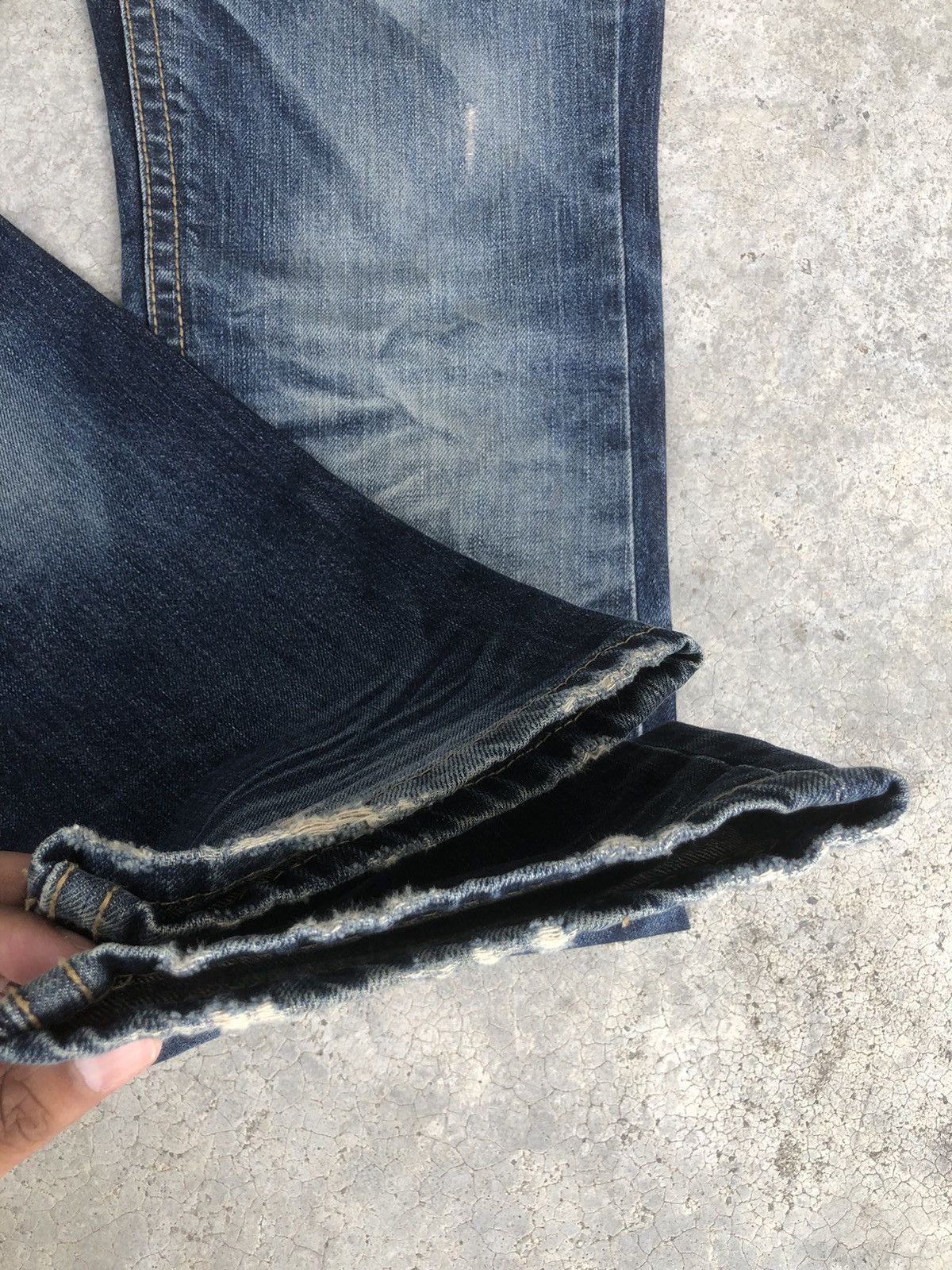 Japanese Brand Rare Yoshitomo Nara Lolita Dog Distressed Jeans Size US 33 - 17 Thumbnail
