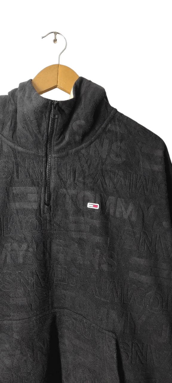 Tommy Hilfiger TOMMY HILFIGER OVERSIZE MONOGRAM HALF ZIPPER PULLOVER JACKET Size US XL / EU 56 / 4 - 7 Thumbnail