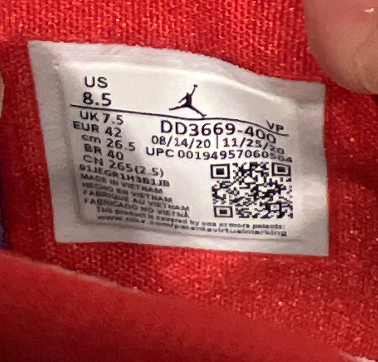 Jordan Brand Jordan 35 ‘Greatest Gift’ Size US 8.5 / EU 41-42 - 6 Thumbnail