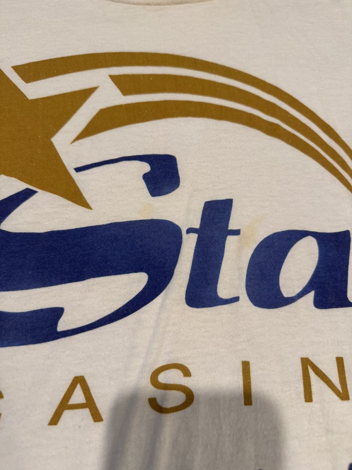Vintage Vintage 90s Star Casino Single Stitch Shirt Size Large Size US L / EU 52-54 / 3 - 3 Thumbnail