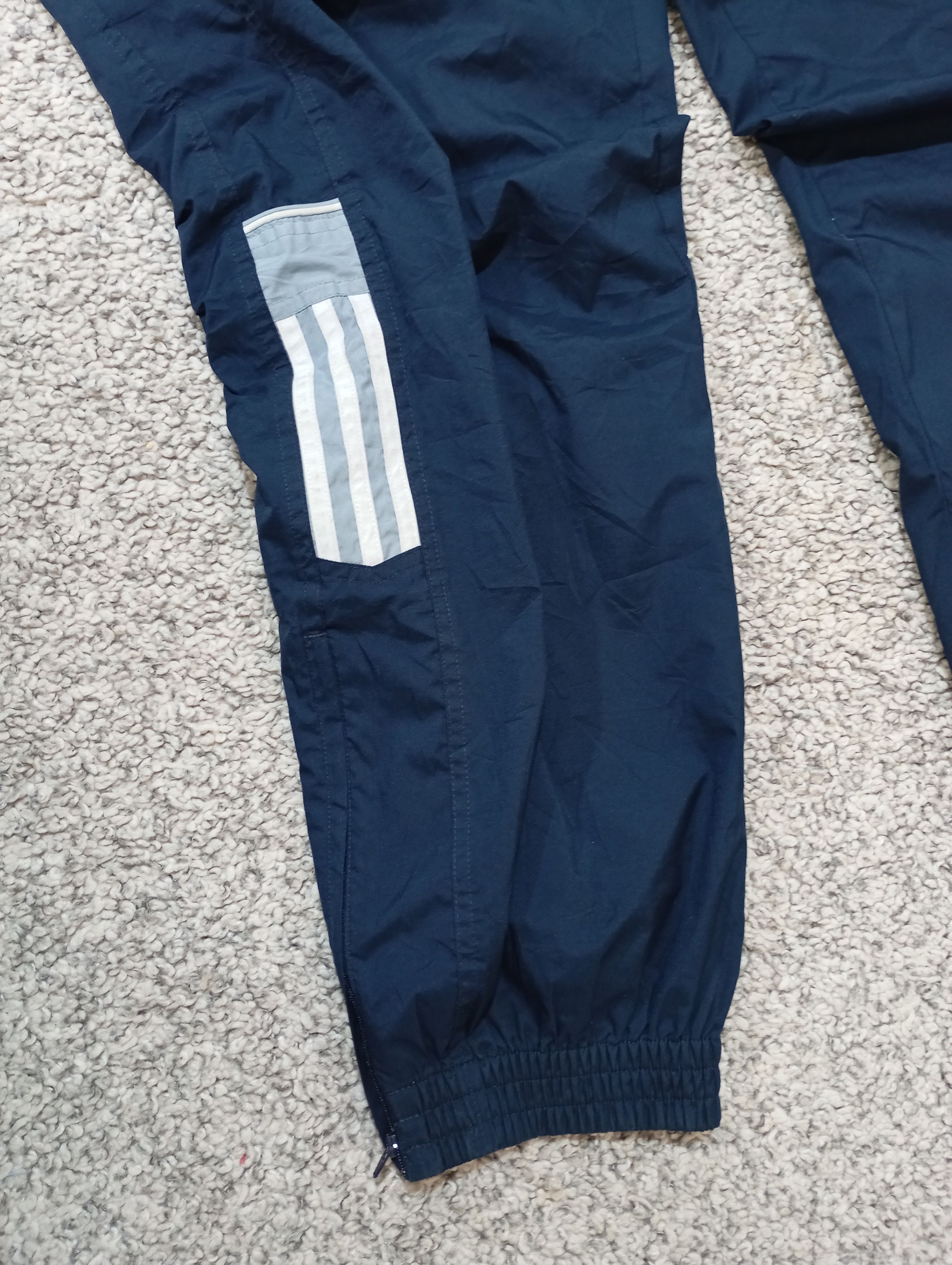 Adidas × Vintage Adidas Vintage Nylon track drill baggy Y2K Pants Size US 34 / EU 50 - 9 Thumbnail