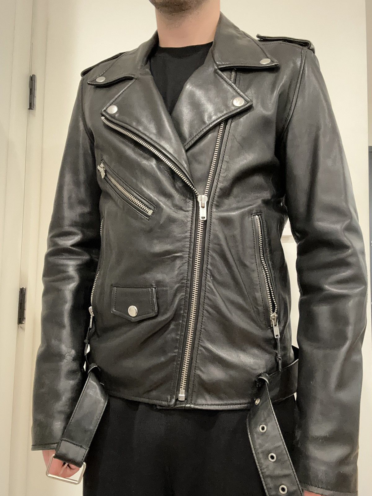 Blk Dnm BLK DNM Leather Moto Jacket Size US S / EU 44-46 / 1 - 7 Thumbnail