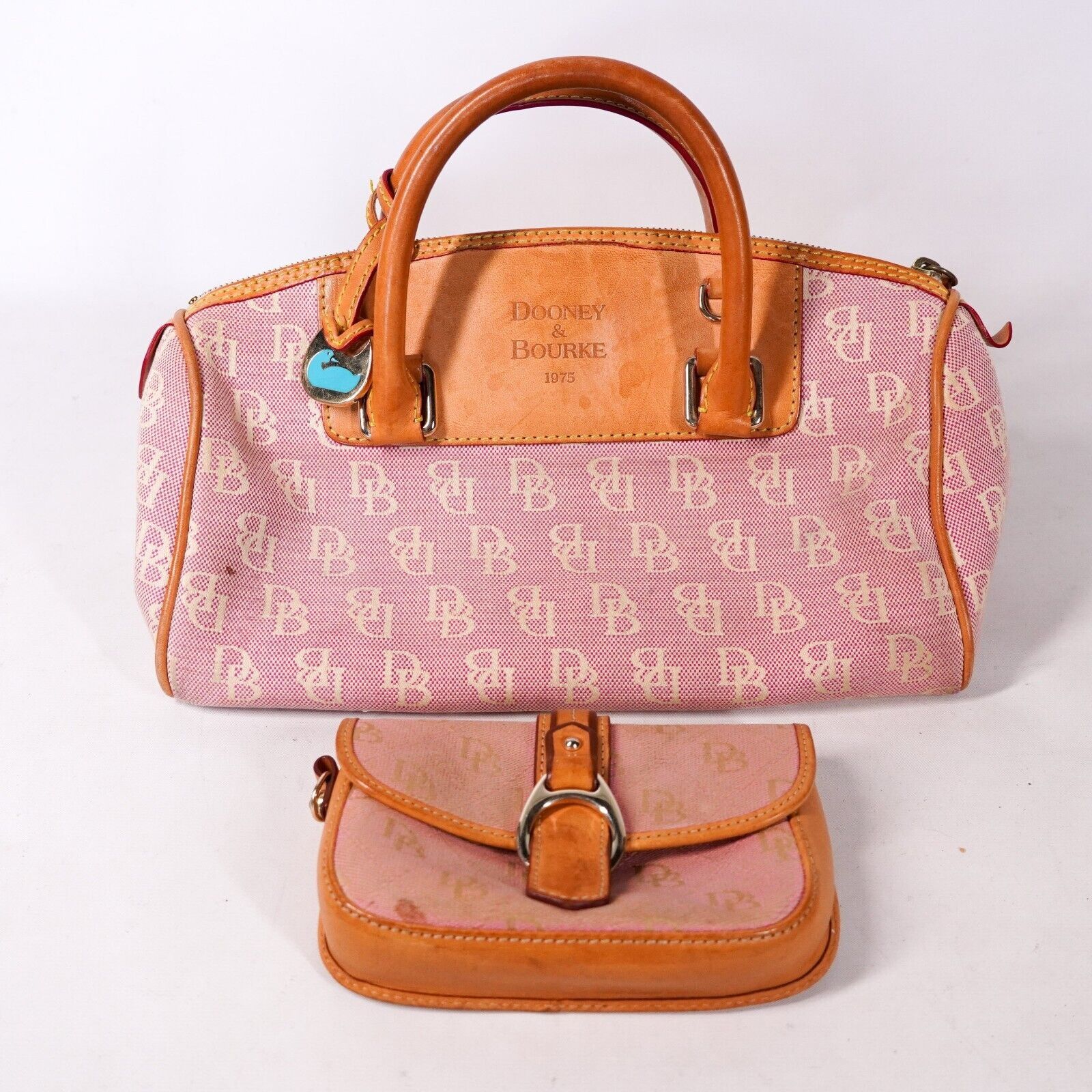 Dooney & Bourke Dooney & Bourke Handbag Purse Clutch Canvas Satchel Bag Size ONE SIZE - 11 Thumbnail