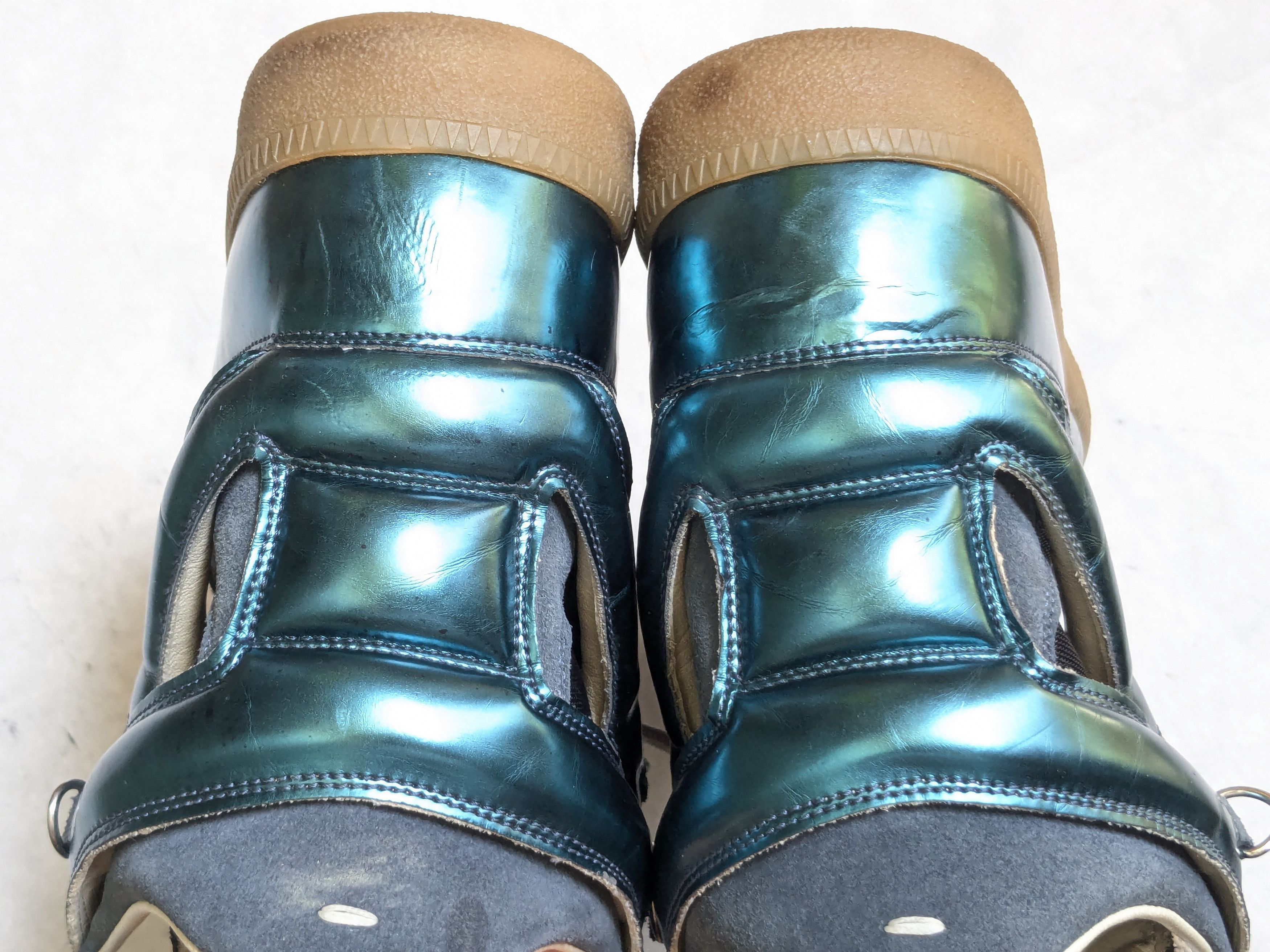 Maison Margiela Maison Margiela High Top Cut Out Sneakers Blue 9 42 Size US 9 / EU 42 - 20 Thumbnail