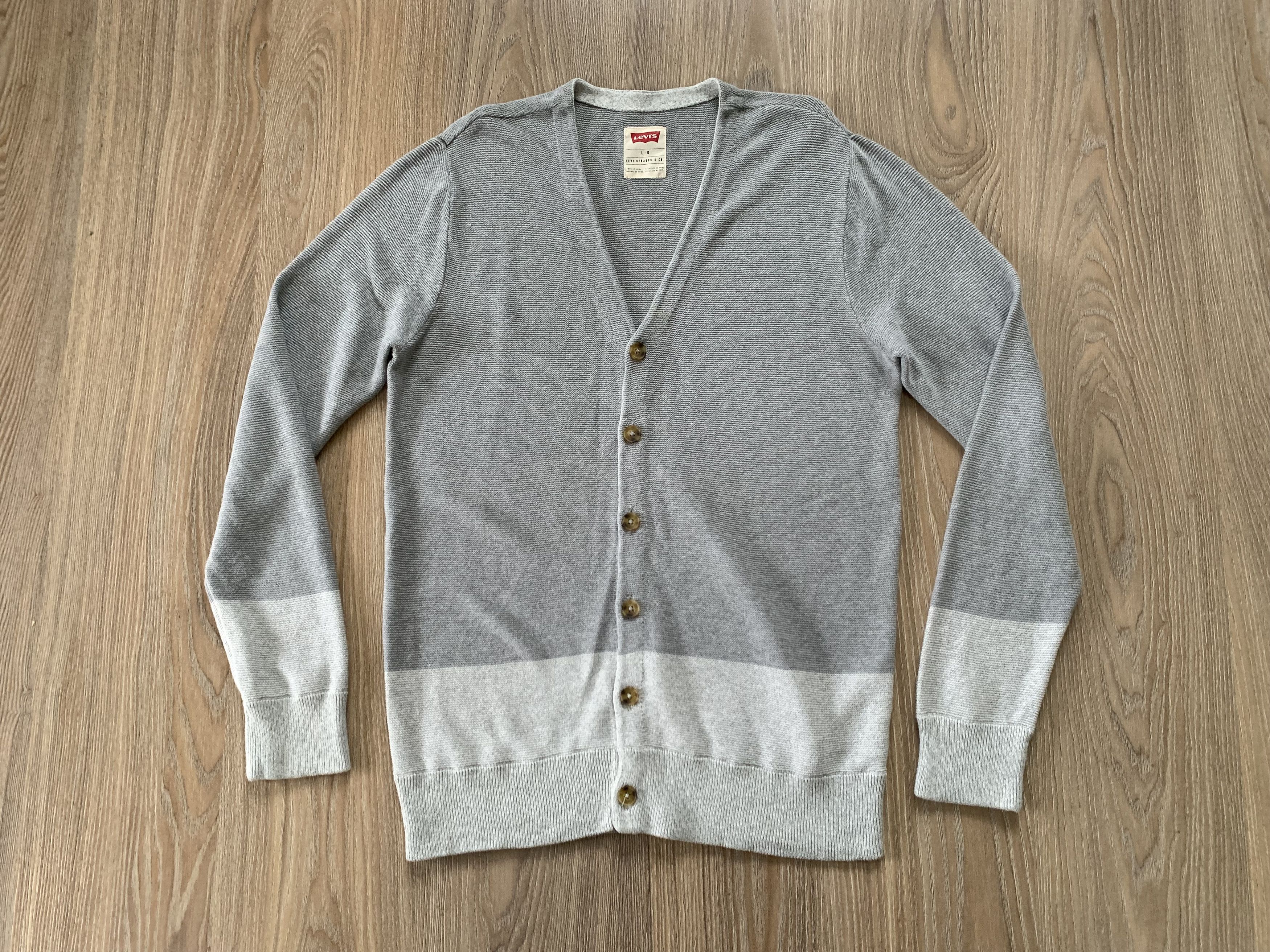 Levi's × Levi's Vintage Clothing Levi's Classic Casual Cotton Cardigan Size US L / EU 52-54 / 3 - 2 Thumbnail