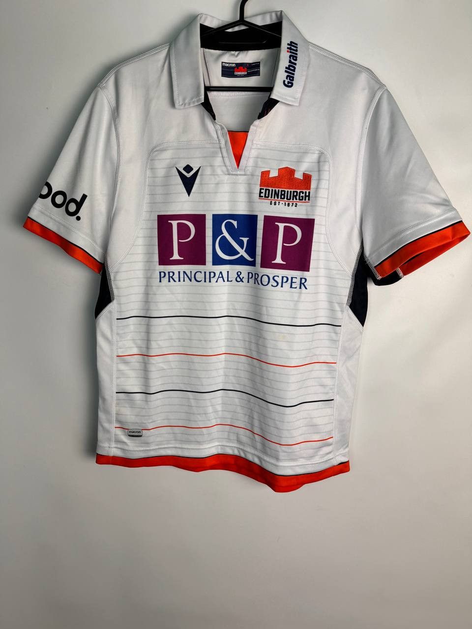 Macron Maglia Rugby Edimburgo Home macron Authentic Size US S / EU 44-46 / 1 - 1 Thumbnail