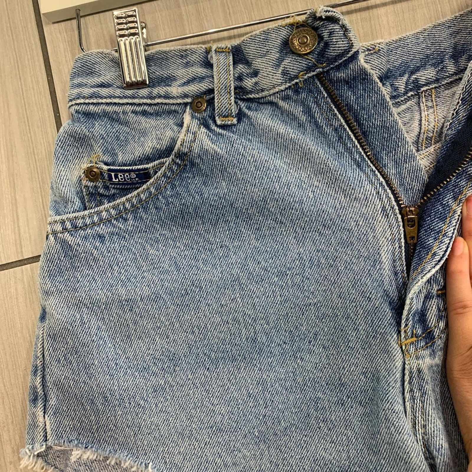 Lee Custom Cut Lee Denim Shorts Size US 27 - 3 Thumbnail