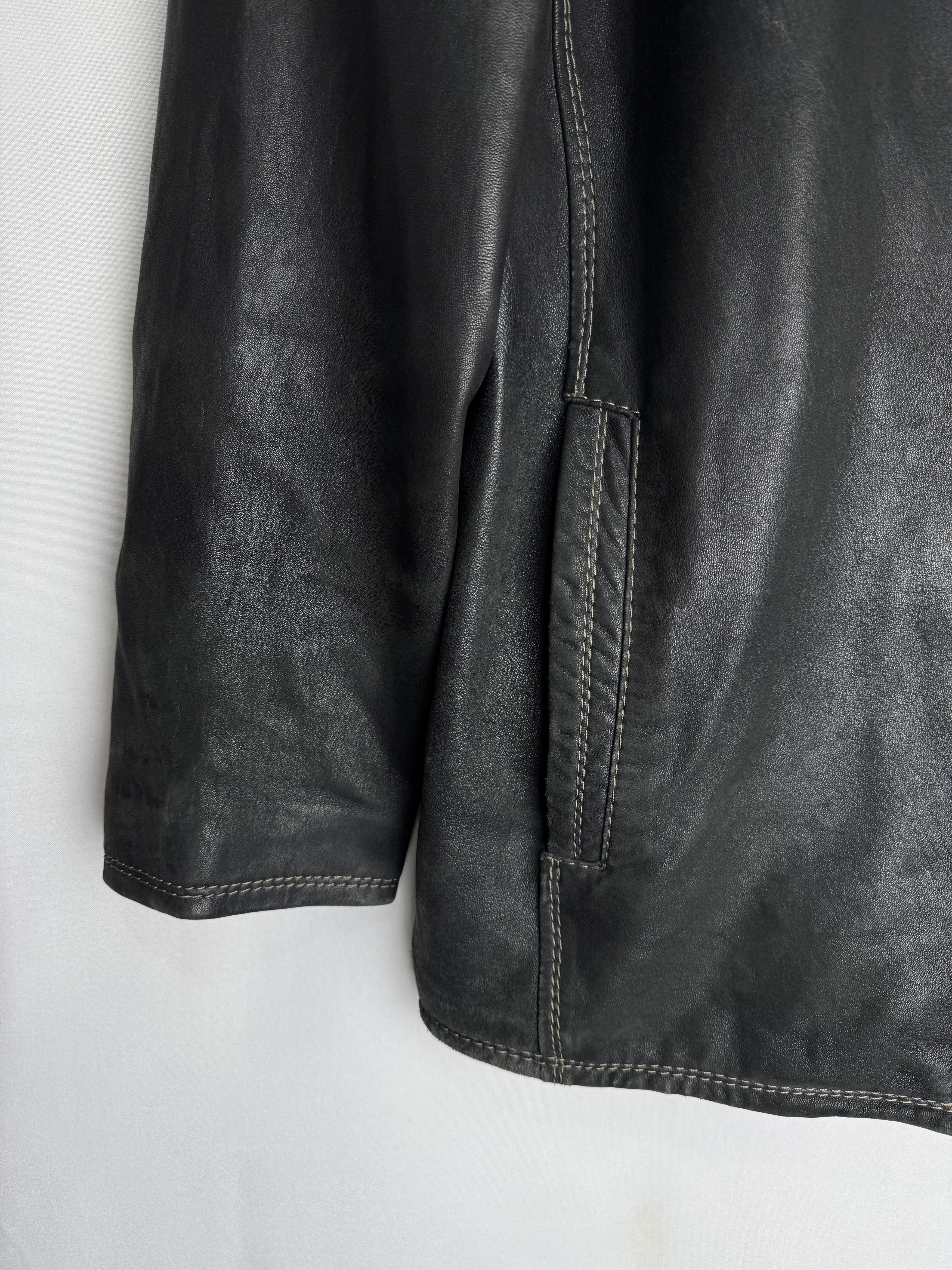 Genuine Leather WARREN & PARKER men’s leather zipped jacket Size US M / EU 48-50 / 2 - 7 Thumbnail