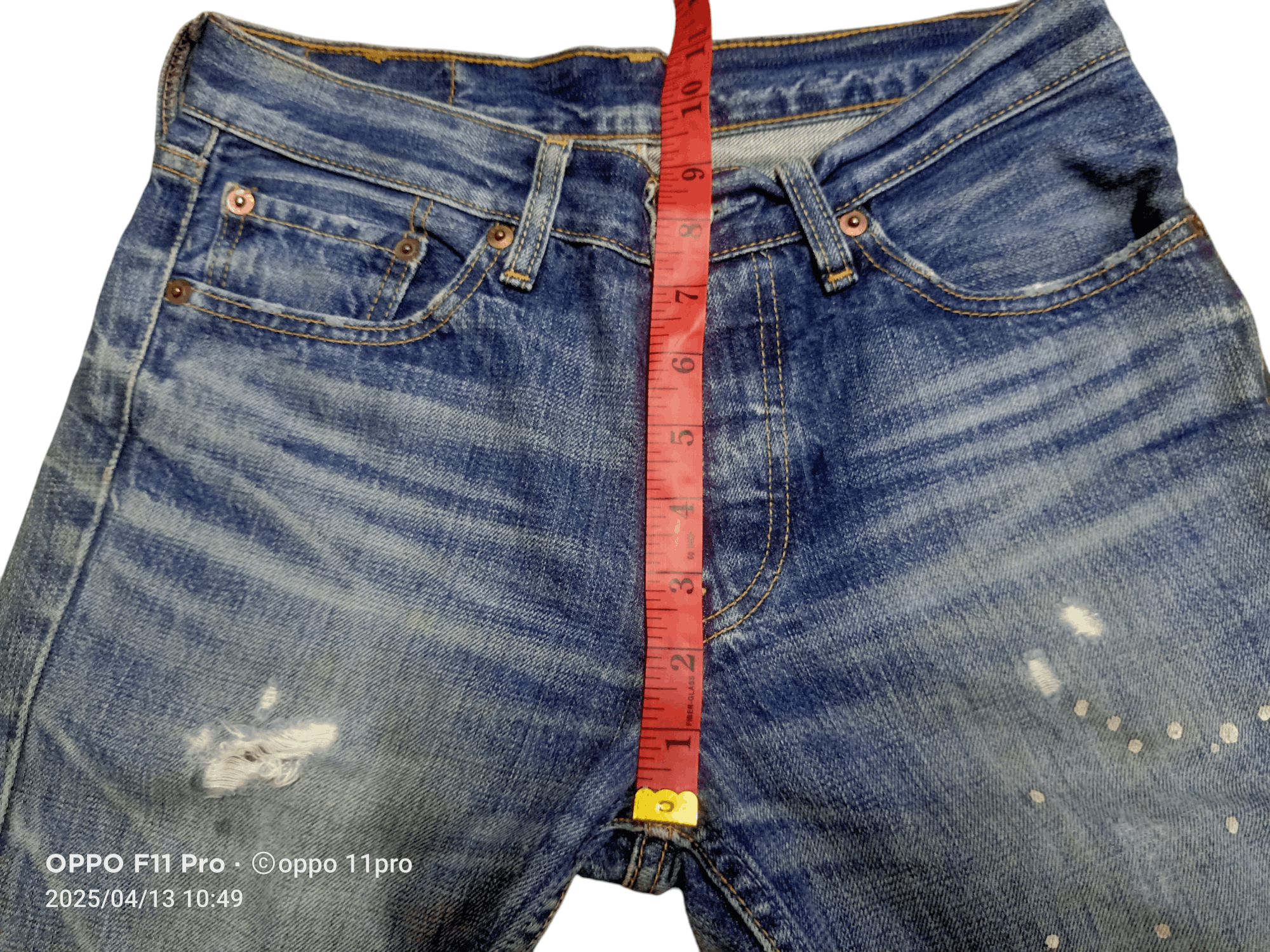 Levi's × Vintage Levis 501 Vtg Y2k Denim Vintage Distressdenim Mudwash Size US 28 / EU 44 - 10 Thumbnail