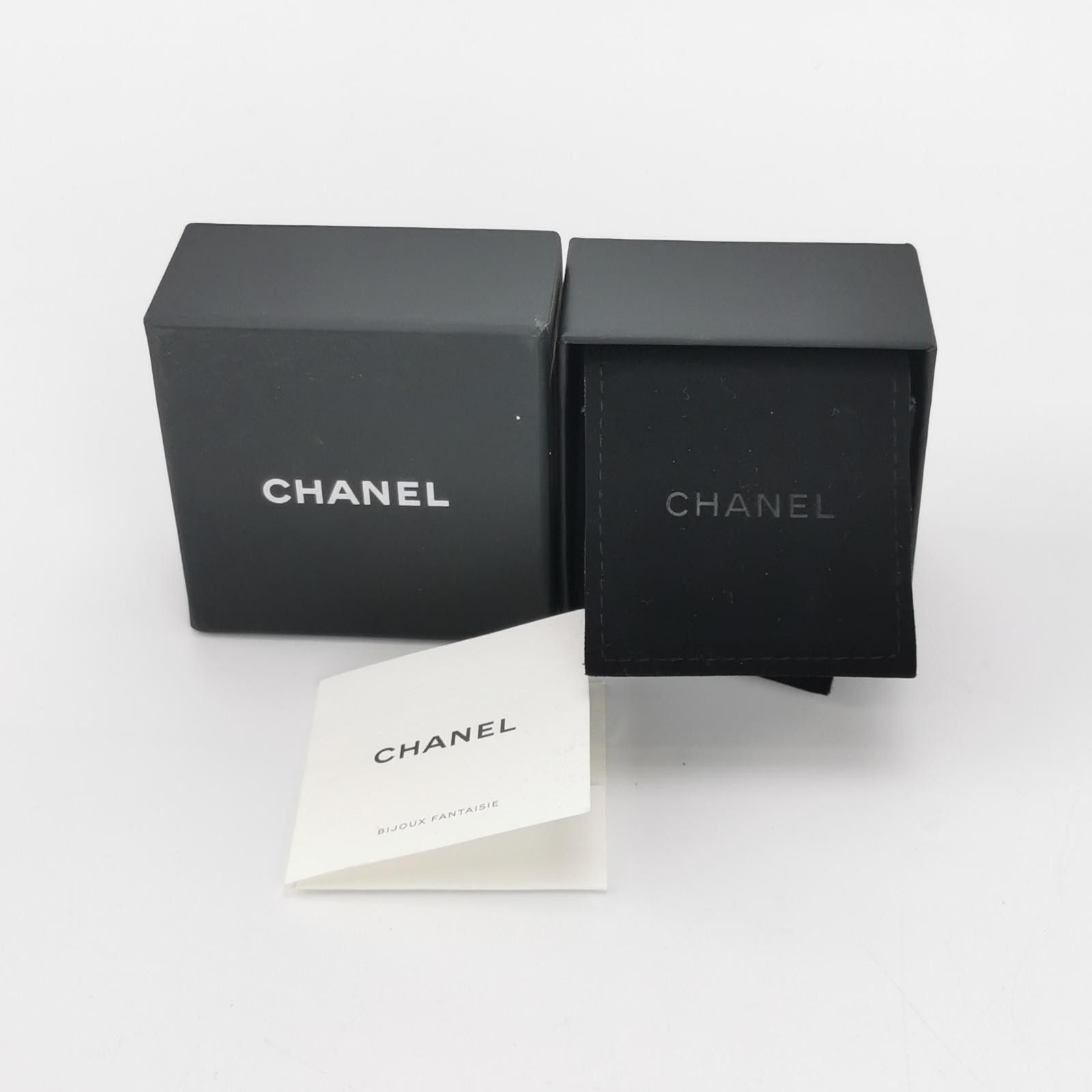 Chanel Chanel Crystal Double C Logo Ring Size 13 -z2505 Size ONE SIZE - 7 Thumbnail