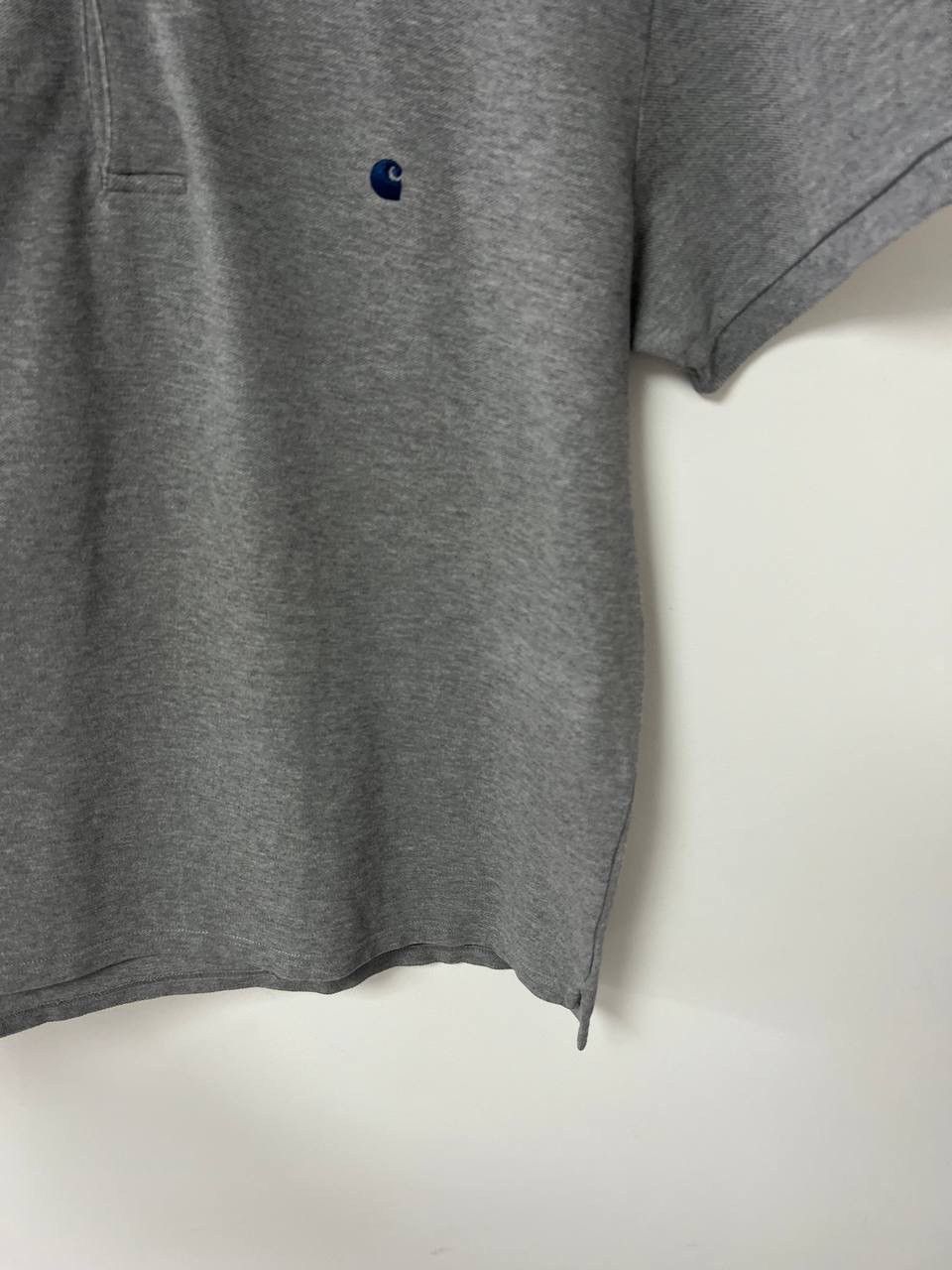 Carhartt Carhartt WIP Slim Fit Polo T Shirt Y2K Streetwear Gray XL Size US XL / EU 56 / 4 - 12 Thumbnail