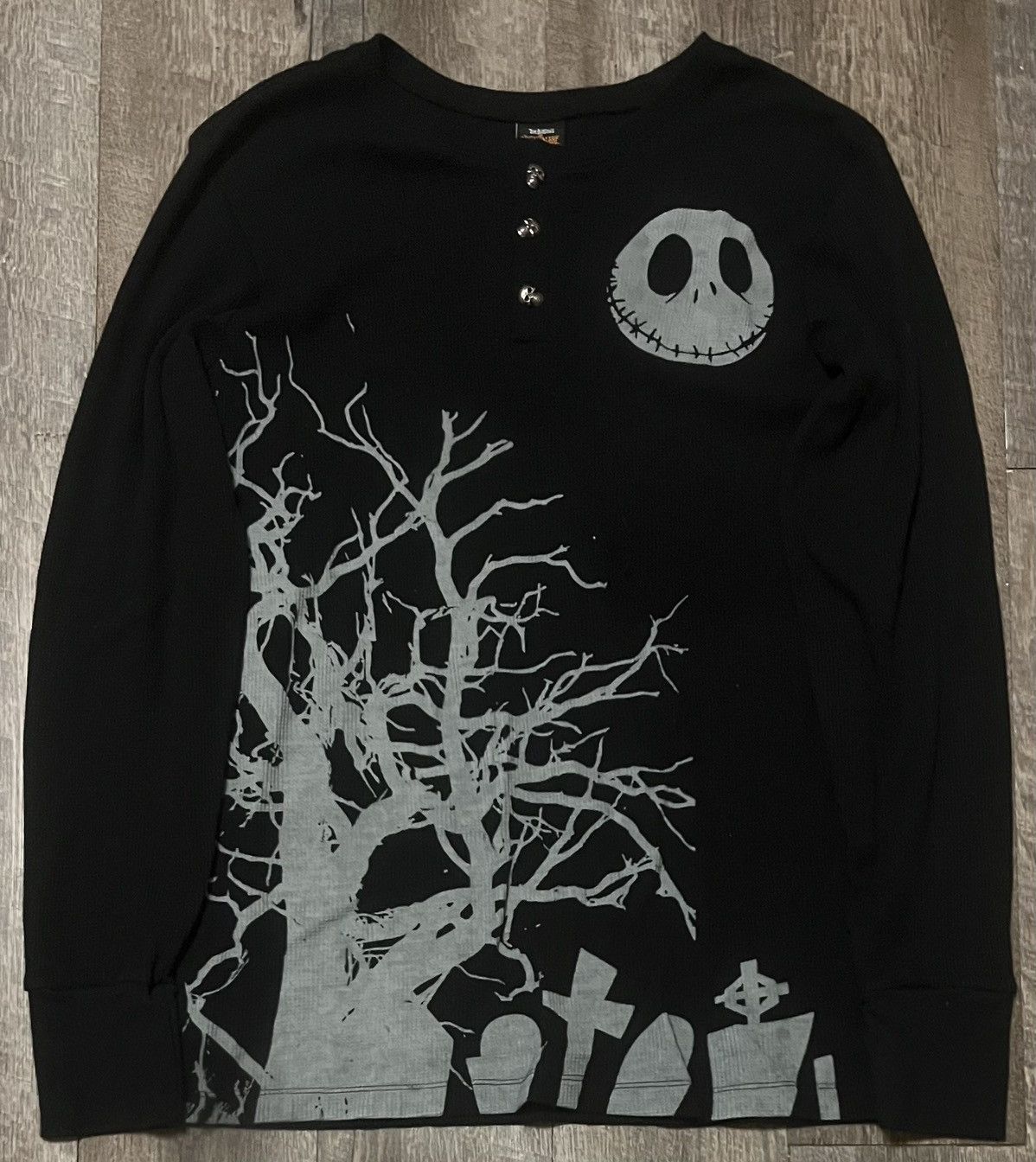 Disney Vintage Disney Nightmare Before Christmas Long Sleeve Shirt Size US XL / EU 56 / 4 - 1 Thumbnail