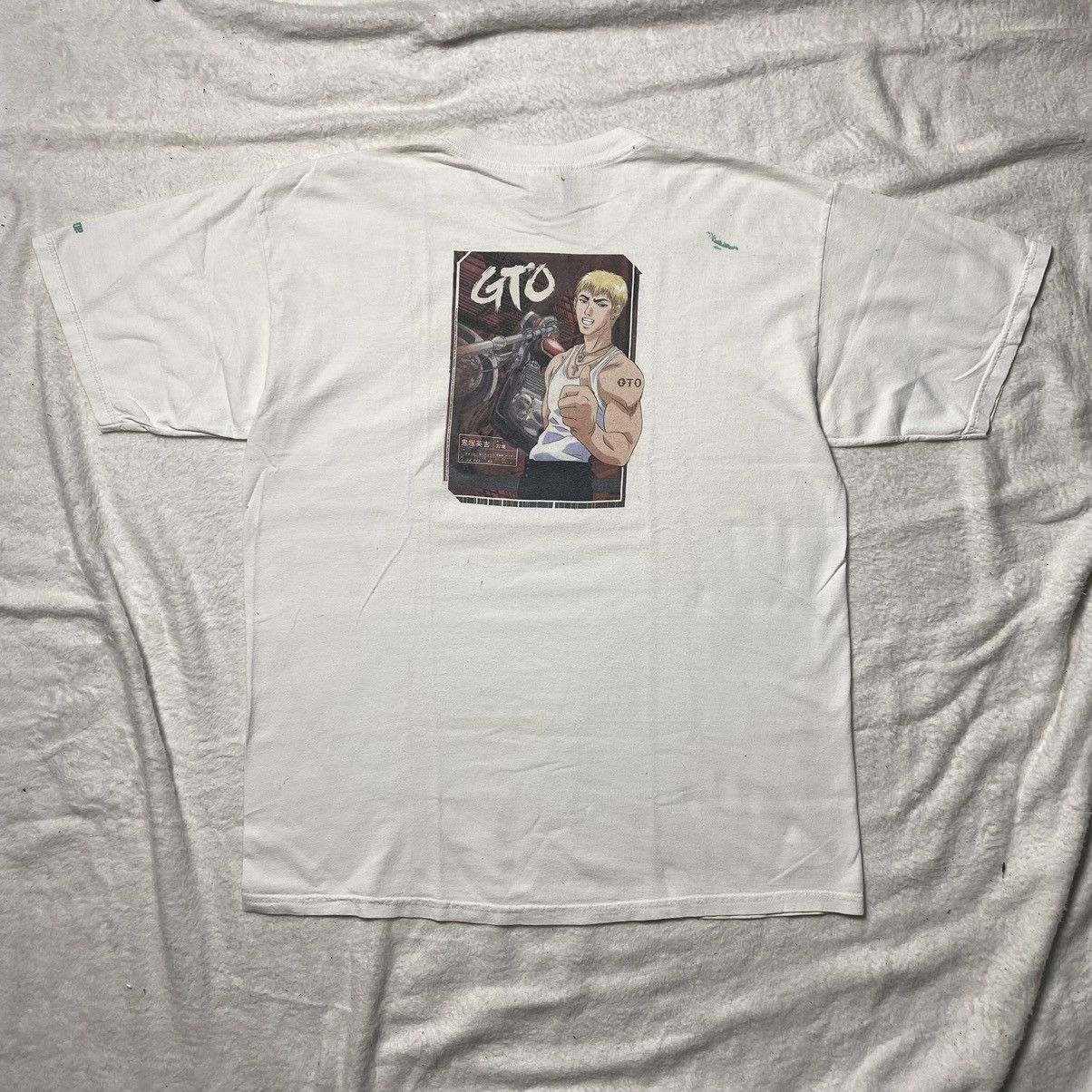 Anime Vintage Great Teacher Onizuka (GTO) Promo Shirt Size US XL / EU 56 / 4 - 2 Thumbnail