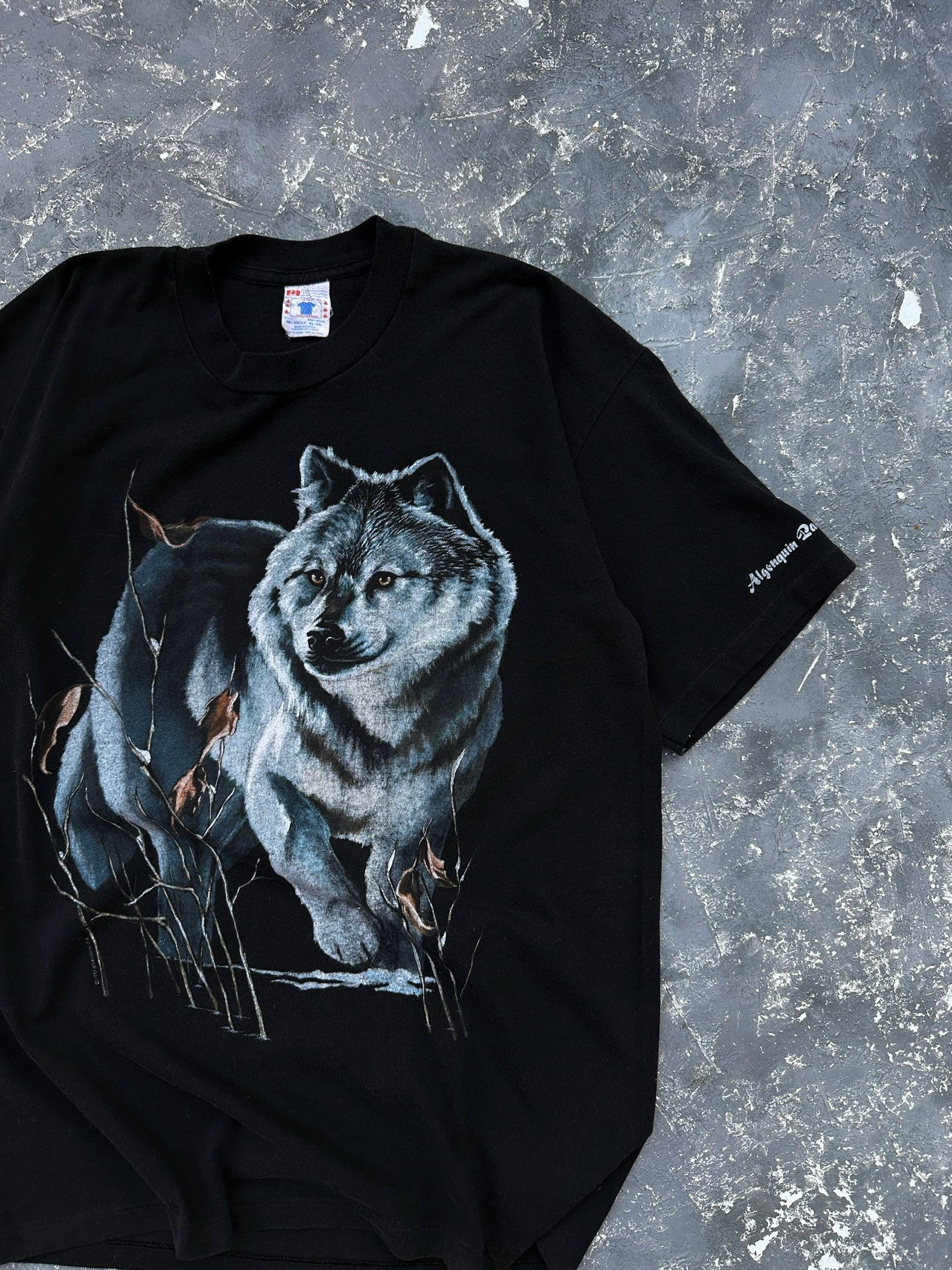 Vintage vintage 90s wolf shirt Size US XL / EU 56 / 4 - 2 Thumbnail