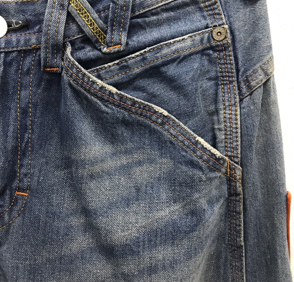 If Six Was Nine Vintage Genoese Tante Cose Buone Atutti Denim Pants Size US 32 / EU 48 - 7 Thumbnail