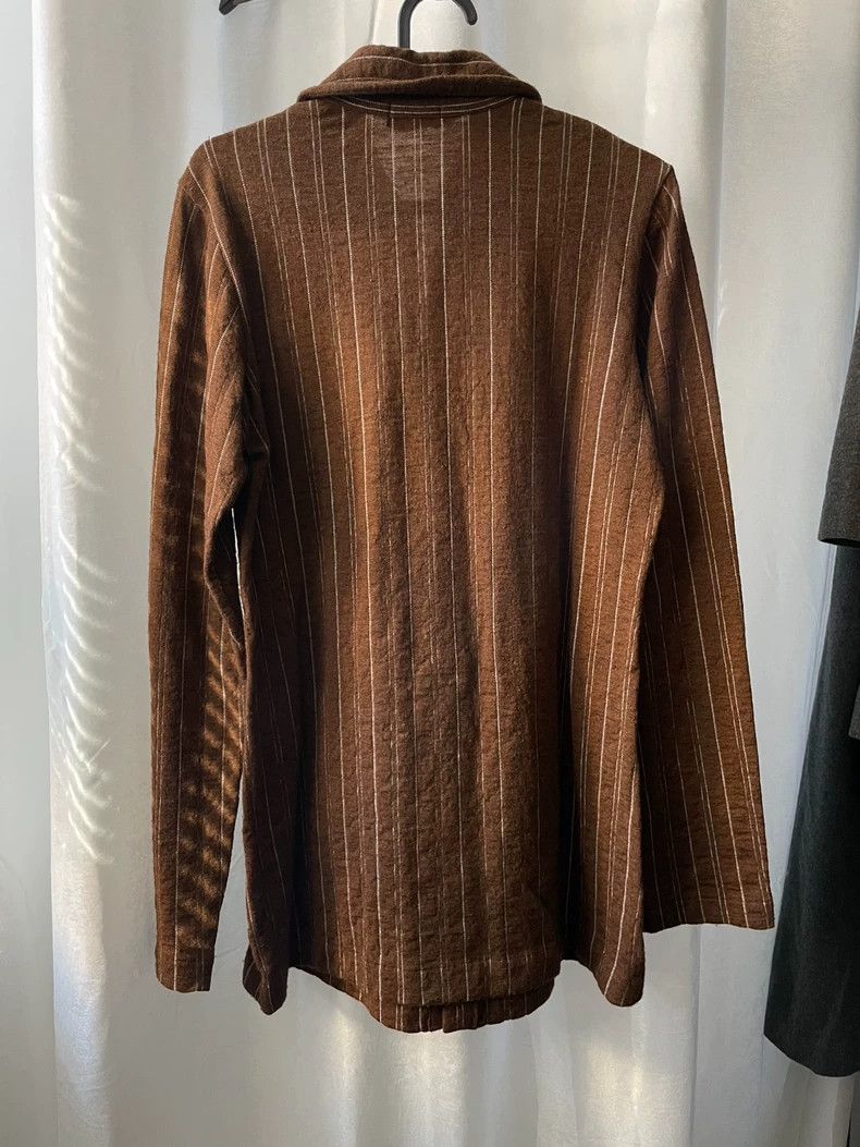 Comme des Garcons Comme des Garcons size os Medieval brown striped shirt Size US M / EU 48-50 / 2 - 2 Thumbnail