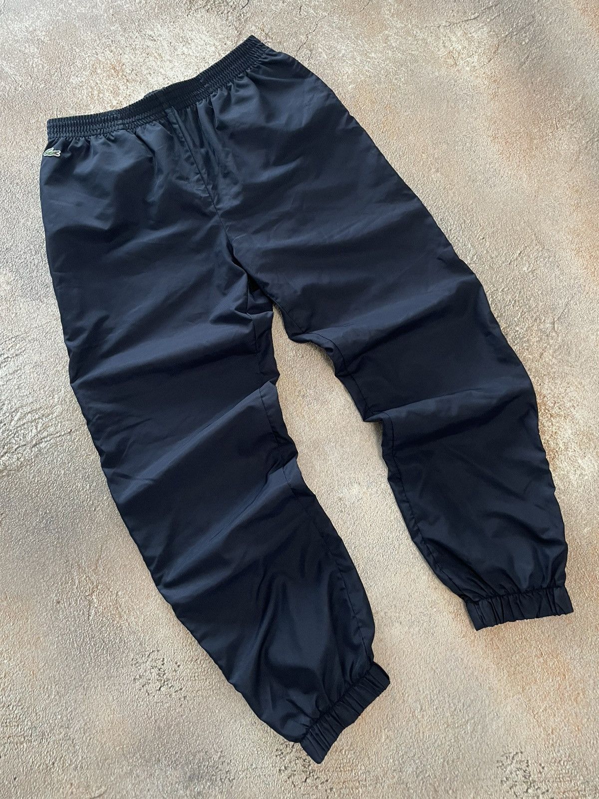 Lacoste Vintage Lacoste Nylon Navy Track Pants Size US 30 / EU 46 - 1 Thumbnail