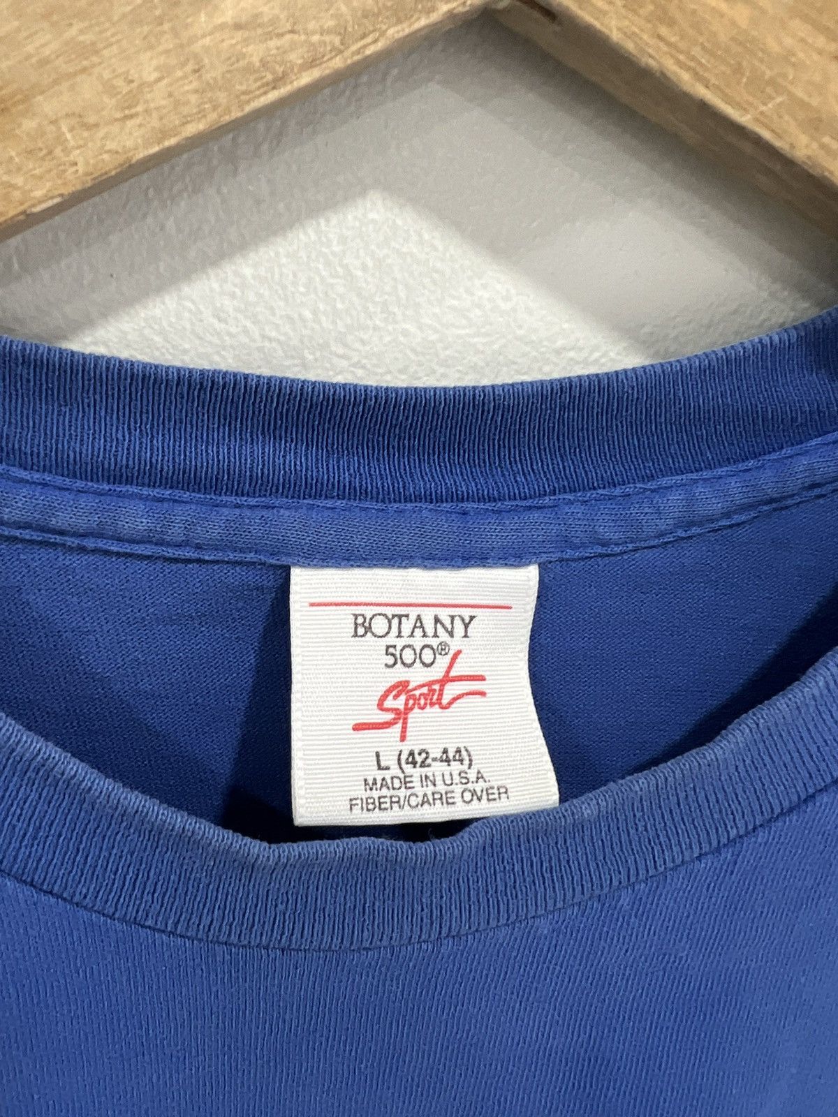 Japanese Brand Vintage 90s Blank Tee Shirt single stitch Size US L / EU 52-54 / 3 - 3 Thumbnail