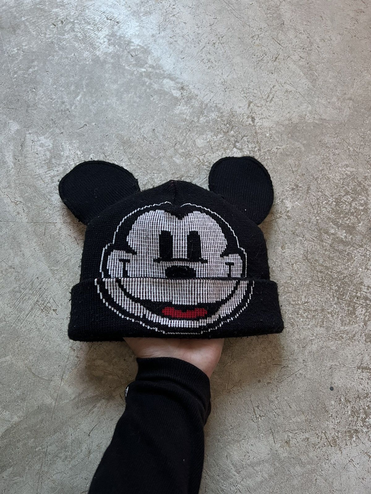 Japanese Brand × Vintage 😈 Vintage Devil Mickey Beanie Hat Size ONE SIZE - 3 Thumbnail