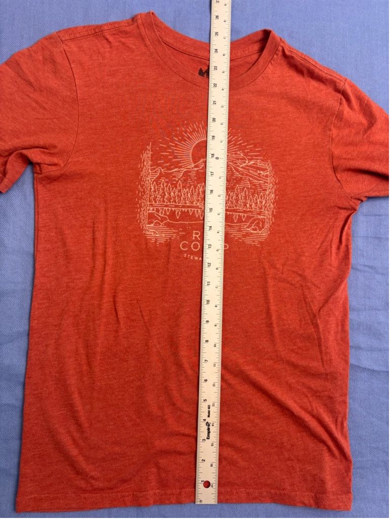 Rei Men's REI Co-op T-shirt XS Orange Graphic Tee Size US XS / EU 42 / 0 - 4 Thumbnail