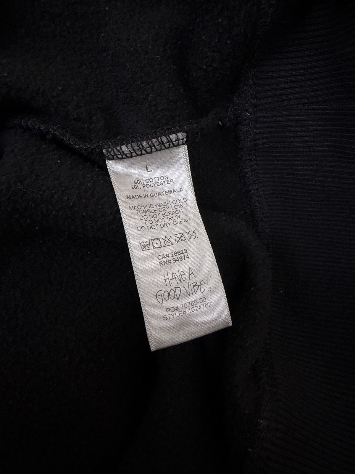 Stussy Stussy Hoodie Black Fleece Pullover Hoodie Vintage size L Size US L / EU 52-54 / 3 - 20 Thumbnail