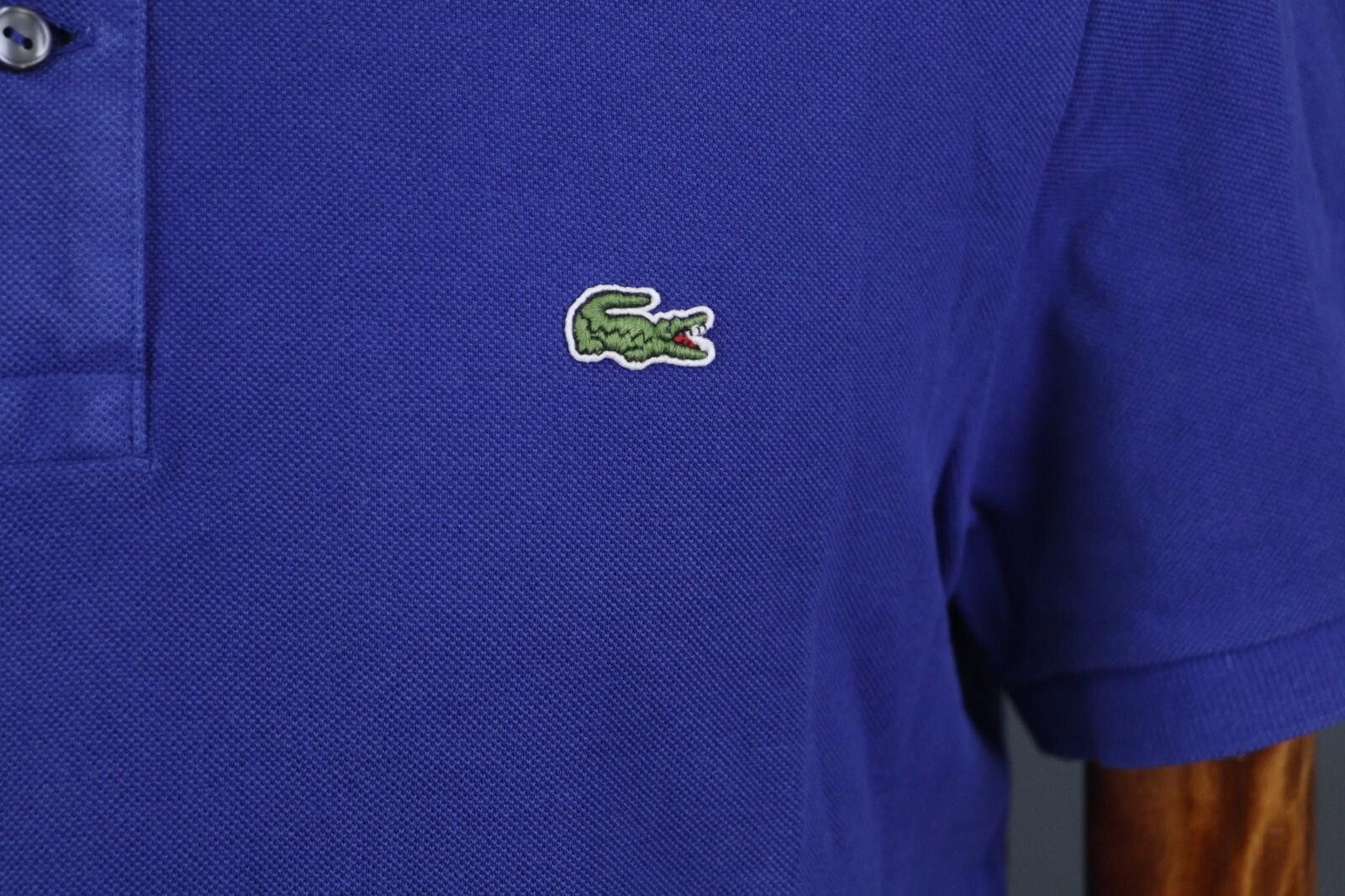Lacoste Lacoste Slim Fit Blue Short Sleeve Polo Shirt Size XL Size US XL / EU 56 / 4 - 5 Thumbnail