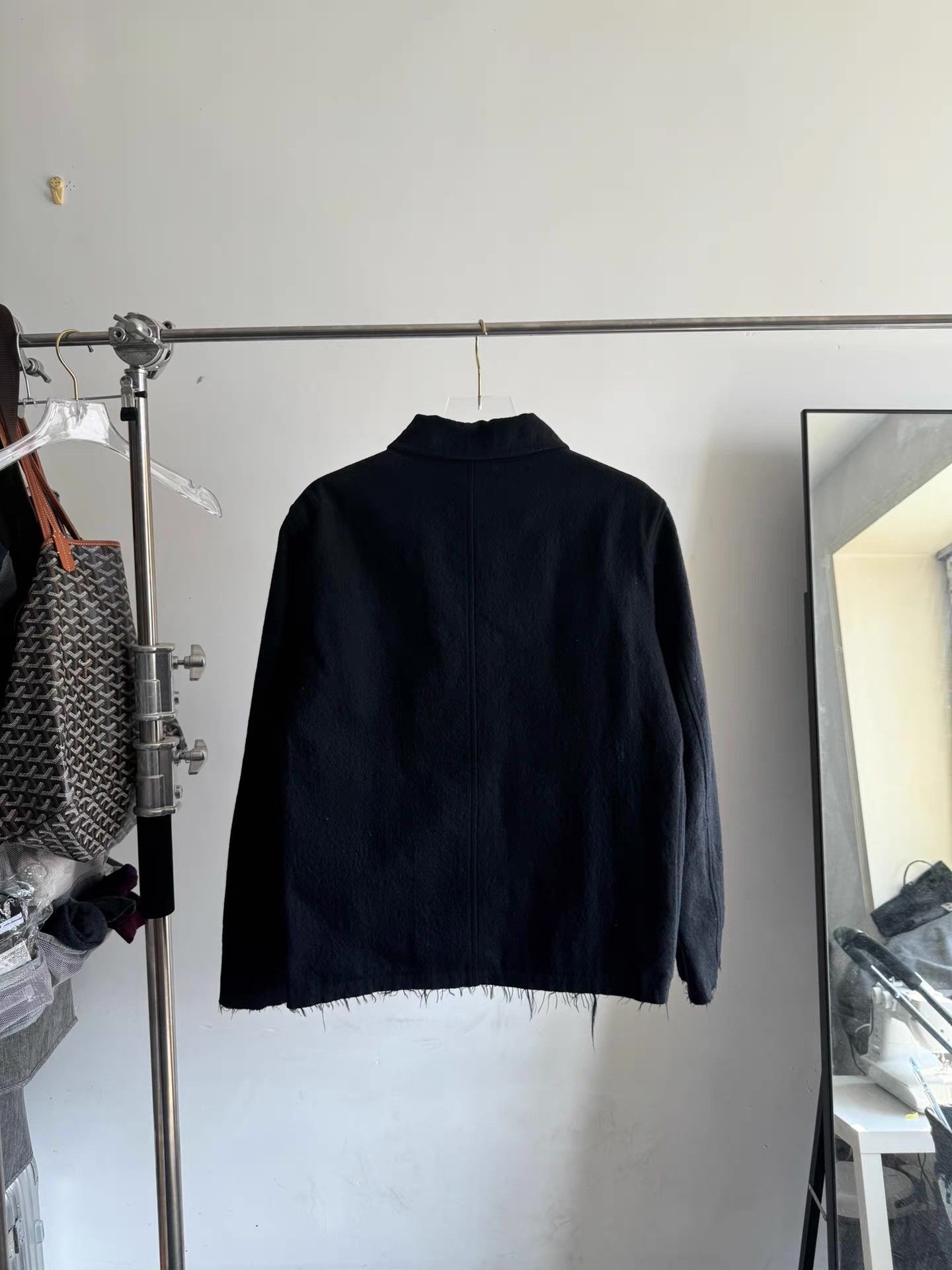 Comme des Garcons COMME des GARÇONS Homme Zip-Up Wool Jacket。 Q17 Size US M / EU 48-50 / 2 - 2 Thumbnail