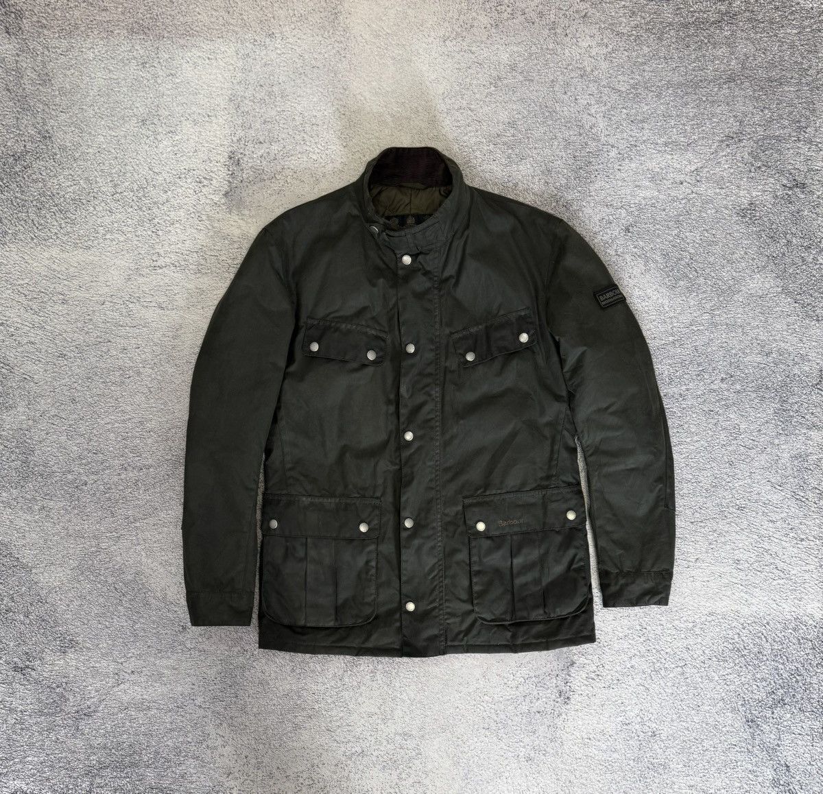 Barbour Barbour International Duke Waxed Jacket Men M MWX0337 Biker Size US M / EU 48-50 / 2 - 4 Thumbnail