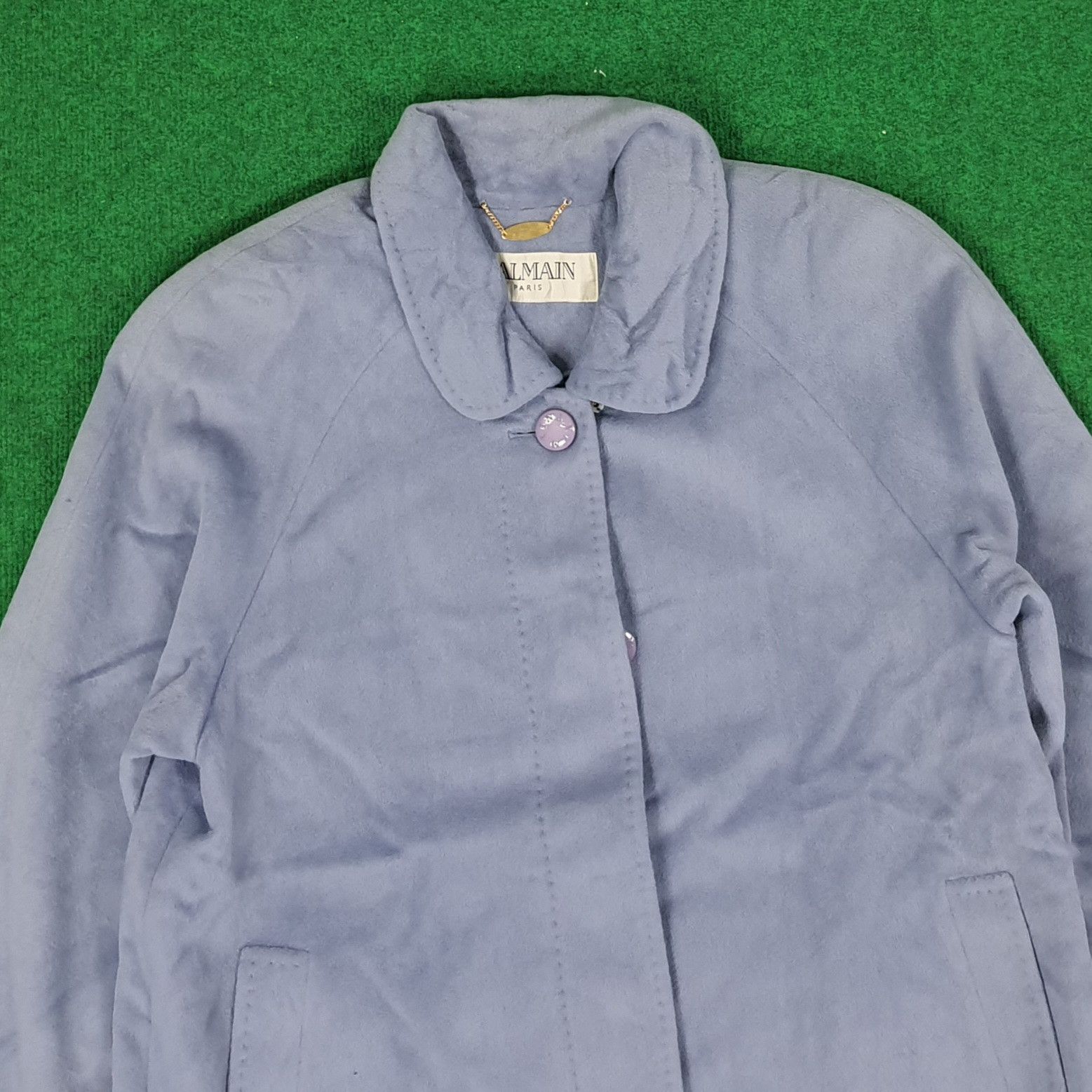 Balmain × Vintage Vintage Balmain Paris Trench Jacket C222N12 Size US M / EU 48-50 / 2 - 2 Thumbnail