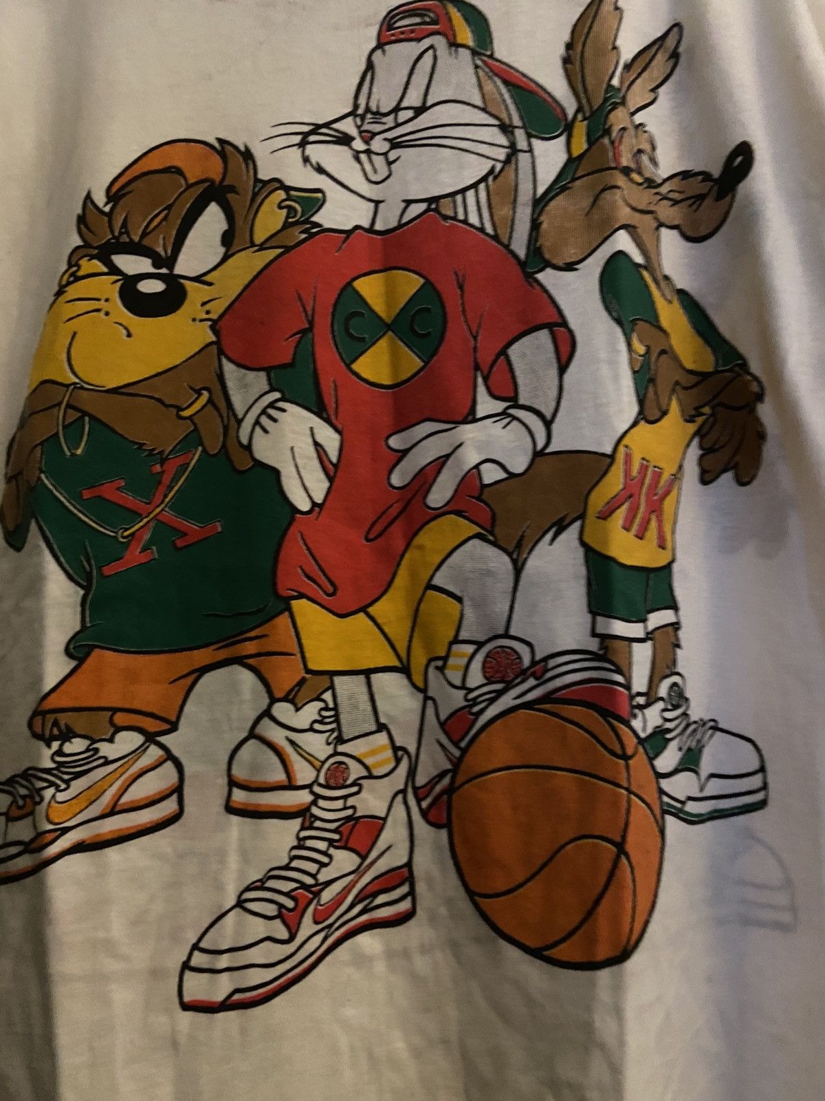 Other Vintage Looney Tunes Double Sided Sports Shirt Size US XL / EU 56 / 4 - 2 Thumbnail