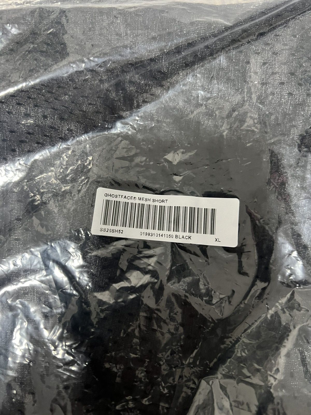 Supreme Supreme Ghostface® Mesh Short - XLarge (Black) Size US 36 / EU 52 - 2 Thumbnail