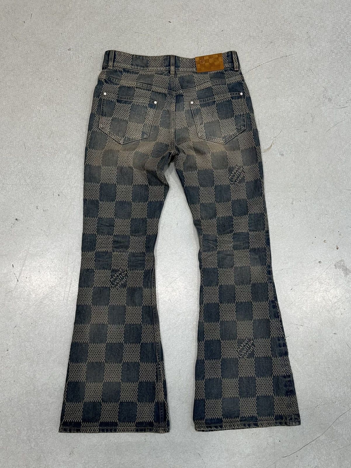 Louis Vuitton Louis Vuitton Damier Flared Jeans Size US 42 / EU 58 - 5 Thumbnail