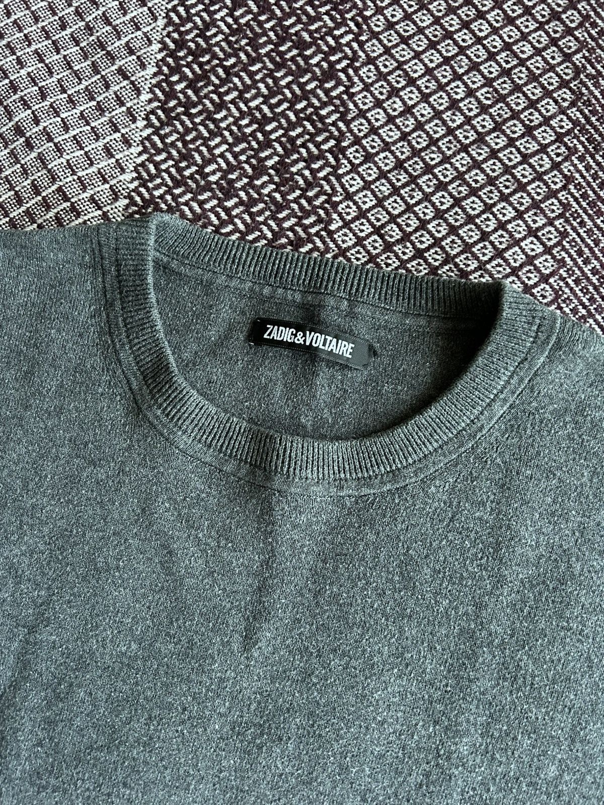 Zadig & Voltaire Zadig & Voltaire Kennedy CO Luxury Sweater Solid Style Sz L Size US L / EU 52-54 / 3 - 6 Thumbnail