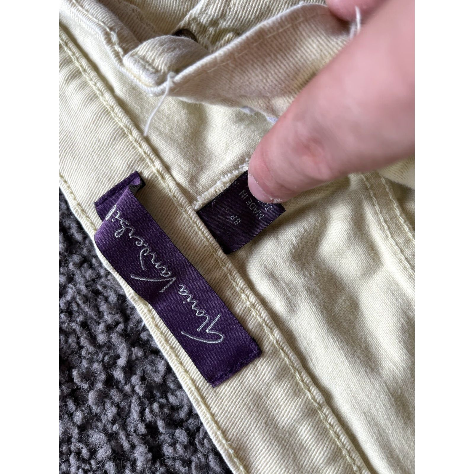 Gloria Vanderbilt Gloria Vanderbilt Yellow Capri Crop Pants Missy Sz 8P Jeans Denim Women Size 30" / US 8 / IT 44 - 5 Thumbnail