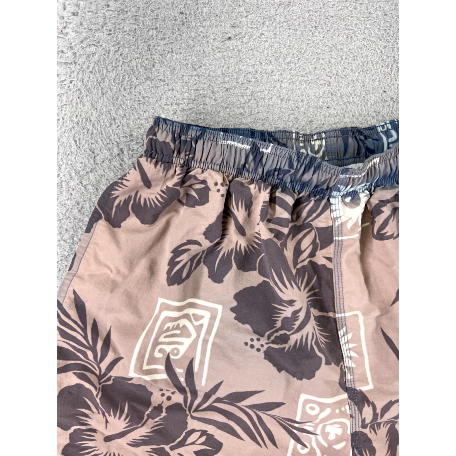 Tommy Bahama Tommy Bahama Swim Trunks Bottom Mens Medium Pink Blue Floral Lined 100% Nylon Pockets Lightweight Quick Dry Beach Aloha Designer Size US 31 - 7 Thumbnail