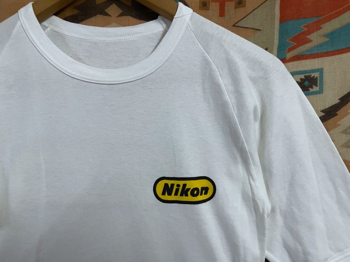 Nikon × Vintage Vintage 80’s Nikon T shirt Raglan Xs fit S stretch Punk Size US XS / EU 42 / 0 - 4 Thumbnail