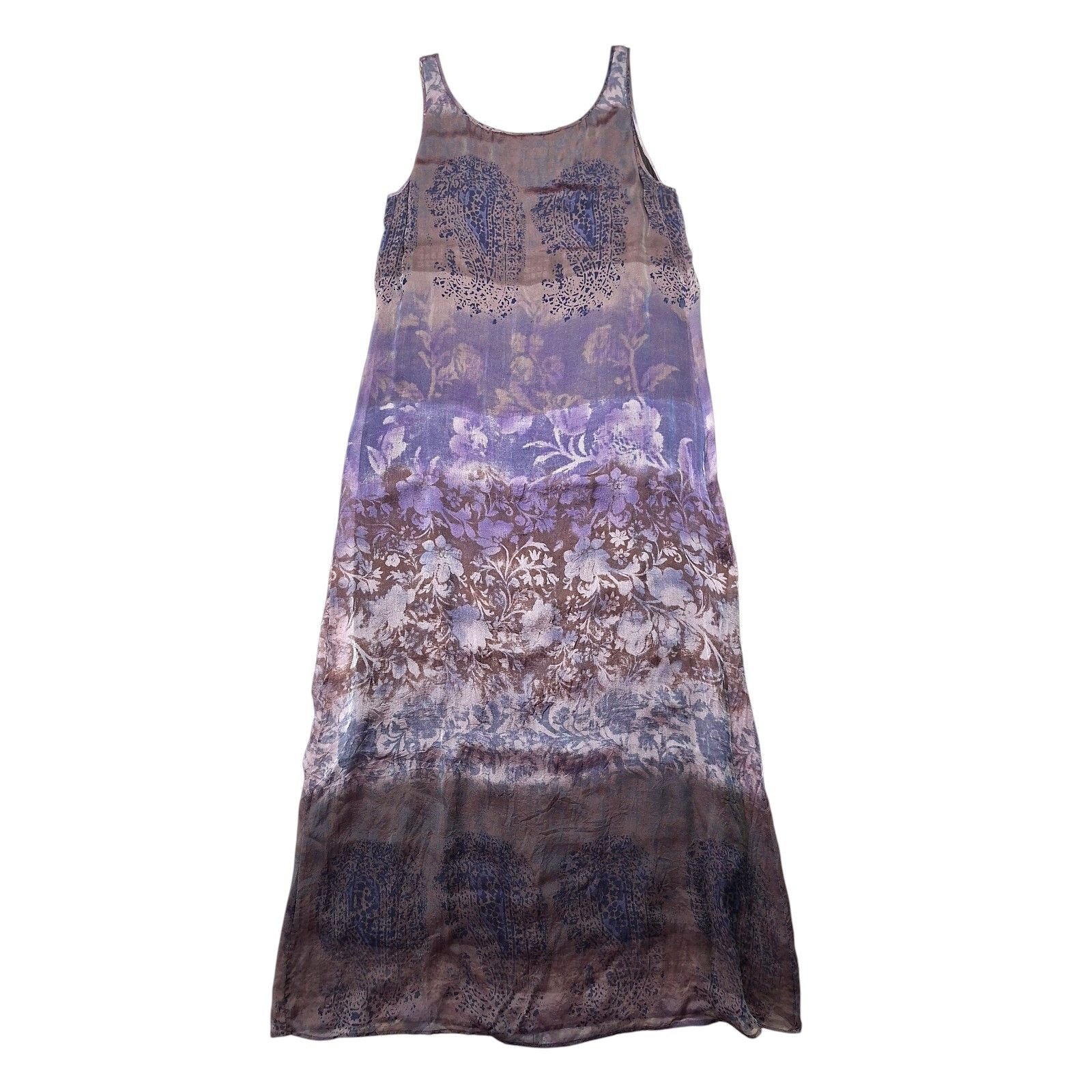 Max Mara Vintage MAX MARA Pura Seta Silk Midi Dress Floral Size S / US 4 / IT 40 - 7 Thumbnail