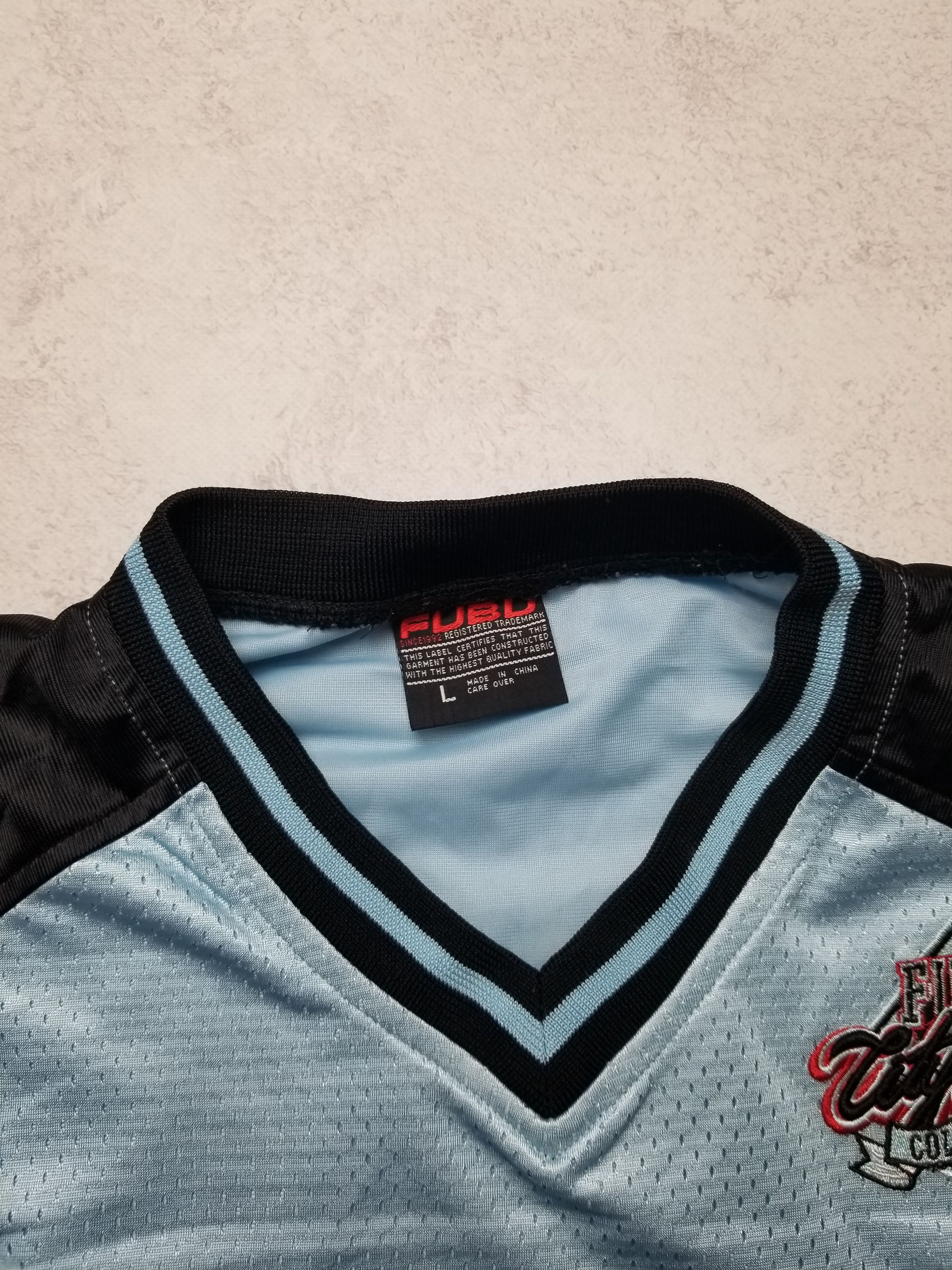 Fubu Vintage FUBU 05 Rap Hip Hop Retro Y2K Blue Jersey Size US L / EU 52-54 / 3 - 12 Thumbnail